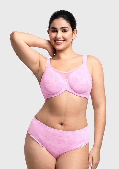 CoolComfort Smoothing Unlined Underwire Minimizer Bra
