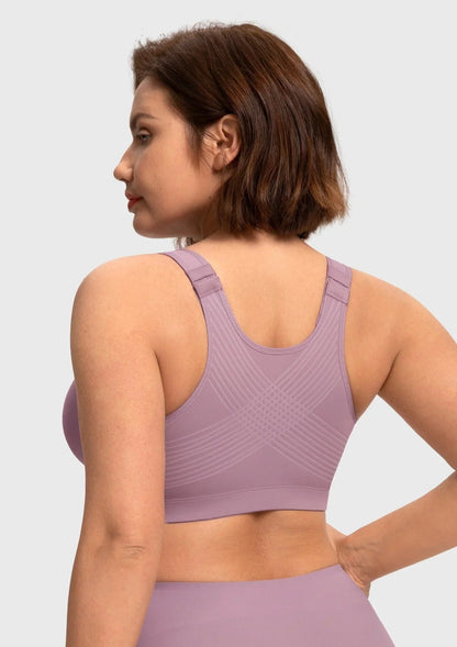 AlignFit Front Closure Posture Corrector Wireless Minimizer Full Coverage Bra