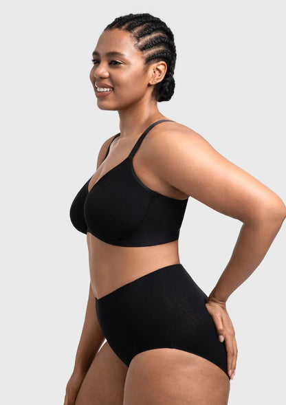 Lira Seamless Full Coverage Support Lace Unlined Minimizer Bra