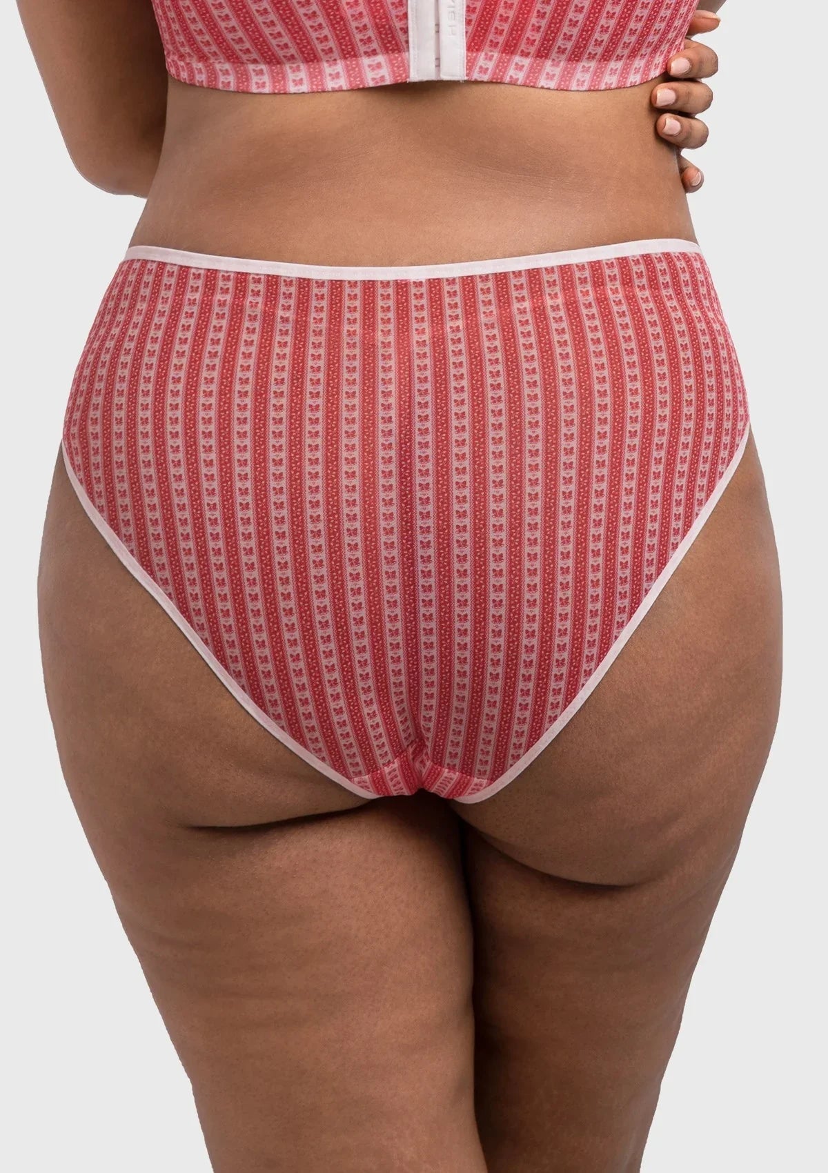 HSIA Christmas Holiday Edit Printed Mesh Panty Breathable Soft Full Coverage Comfort Fit