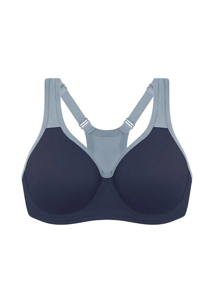 ComfyArc Unlined Outside Underwire Racerback Sports Bra