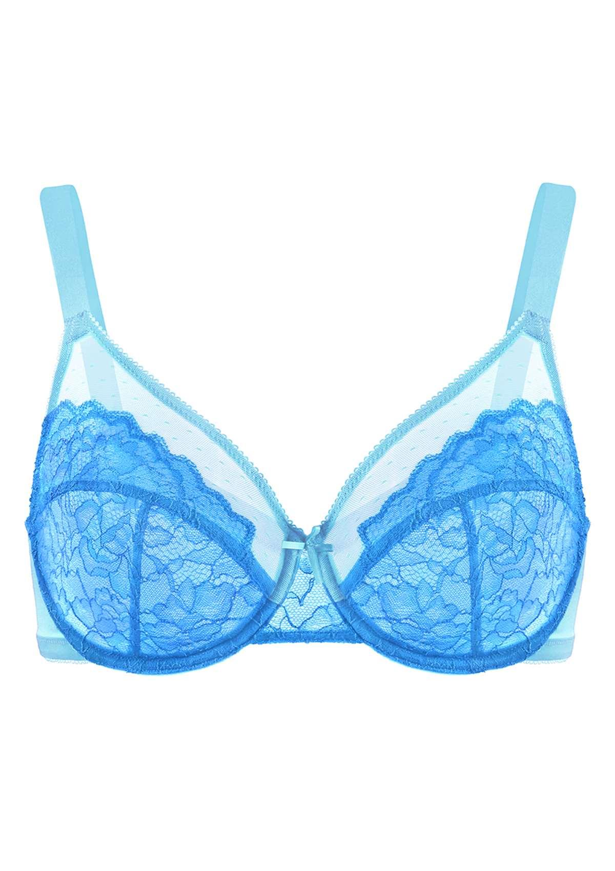 Enchante Lace Unlined Full Coverage Underwire Bra