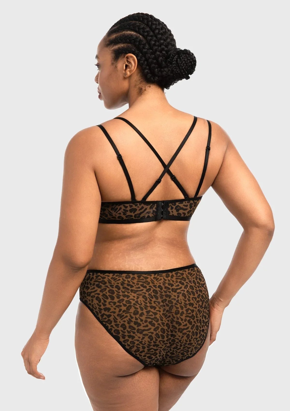 Lyra Sheer Mesh Multi-Way Unlined Balconette Bra