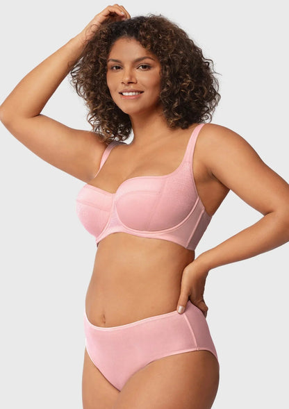 Starry Night Lightly Lined Lightly Padded Plus Size Balconette Bra