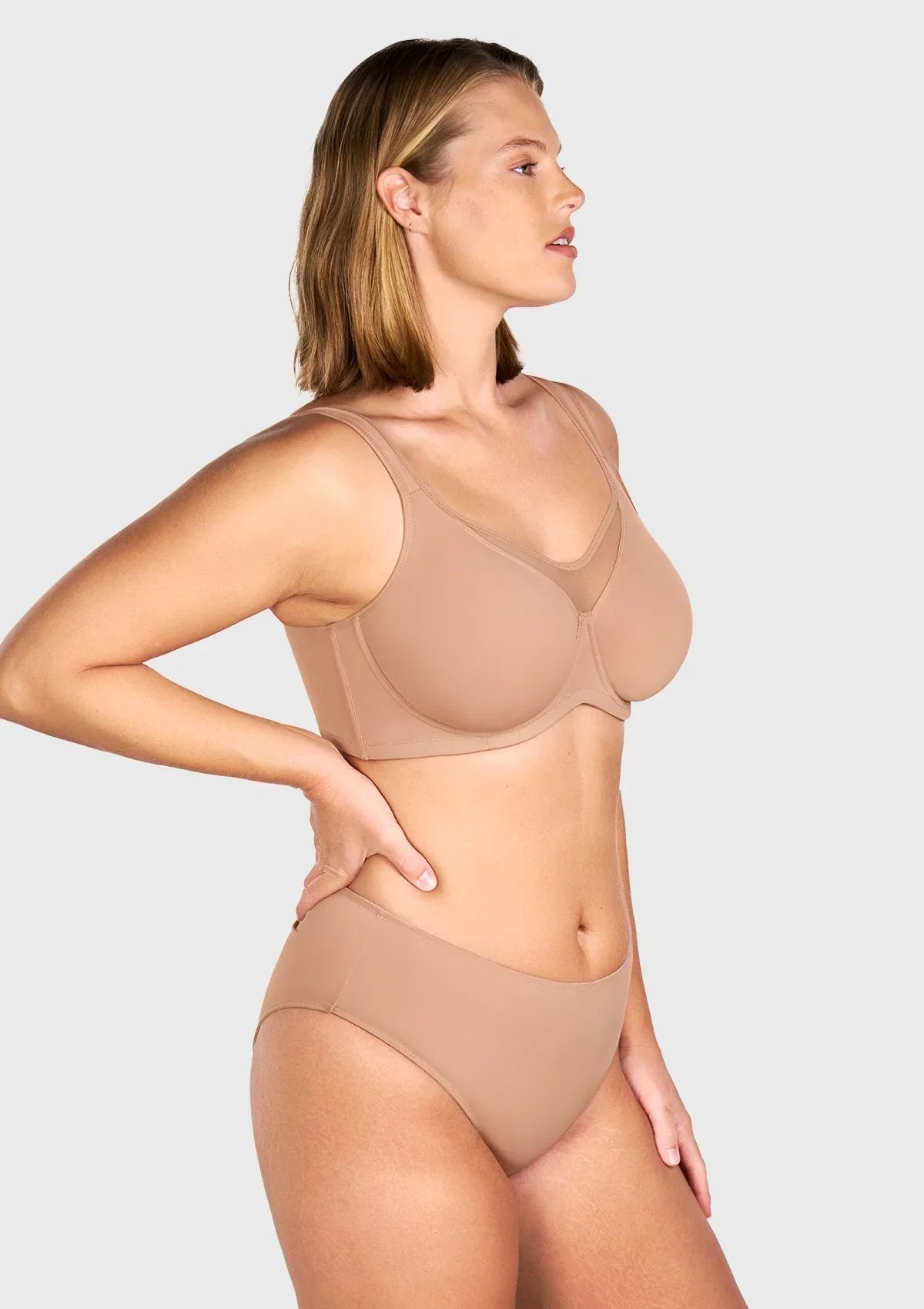 CoolComfort Smoothing Unlined Minimizer Underwire Bra
