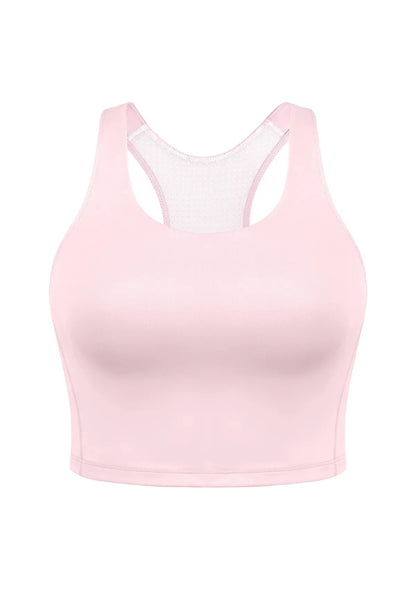 HSIA SoftBreeze Wirefree Lightly Padded MediumSupport Breathable Sports Bra