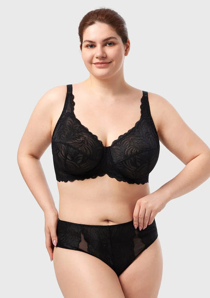 HSIA Grace Lace Bra Full Coverage Sexy Lift Comfortable