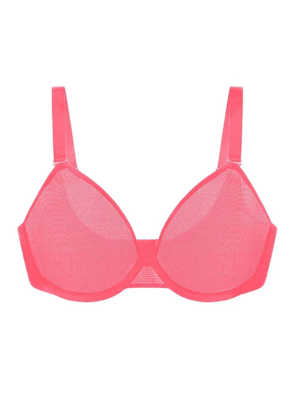 Seraphina Unlined Underwire Sheer Mesh Bra