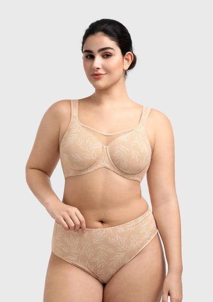 CoolComfort Smoothing Unlined Underwire Minimizer Bra