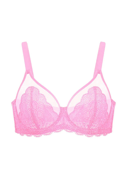 Mermaid Scales Lace Unlined Bra