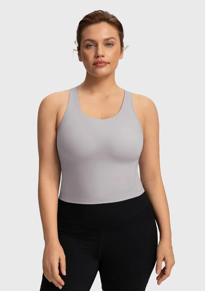 HSIA SoftBreeze Wirefree Lightly Padded MediumSupport Breathable Sports Bra