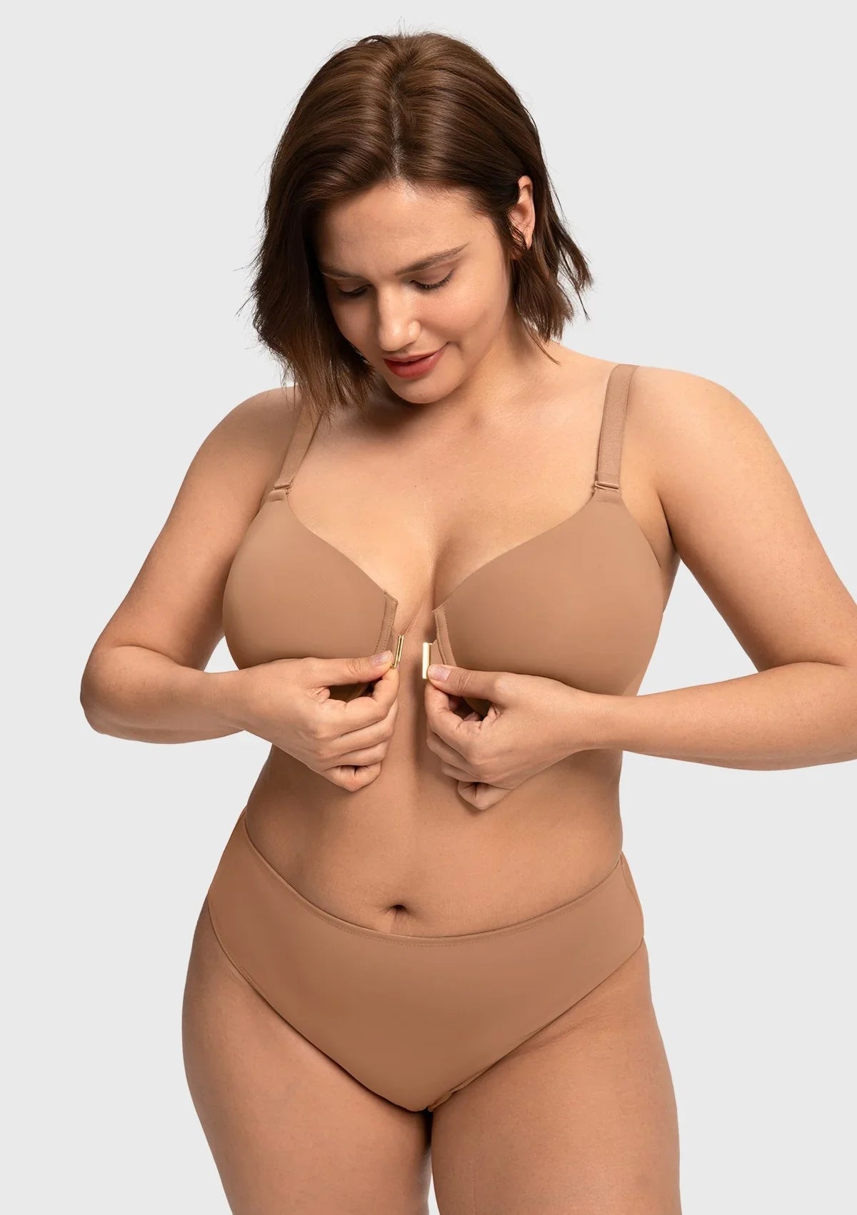 Comfort Underwire Front Closure Molded Cup Bra