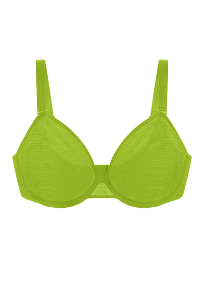 Seraphina Unlined Underwire Sheer Mesh Bra