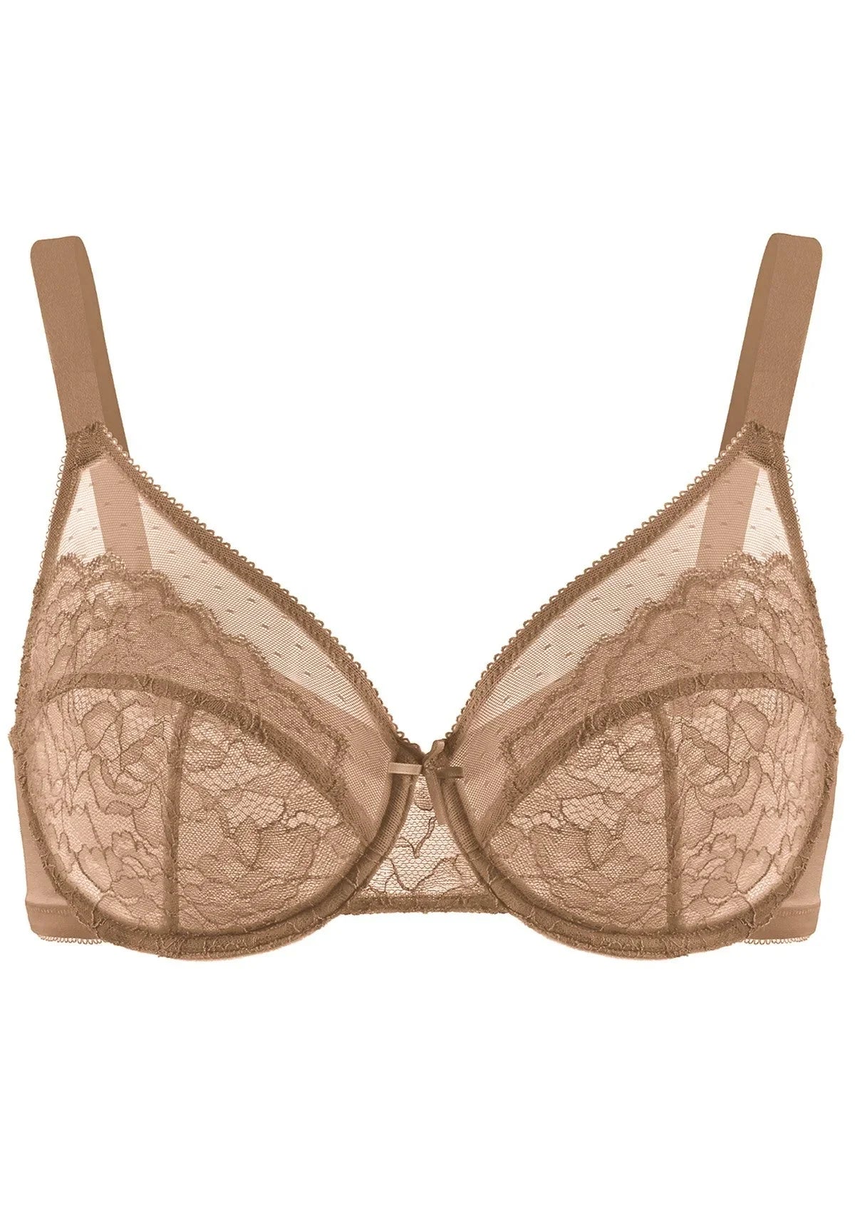 Enchante Lace Unlined Full Coverage Underwire Bra