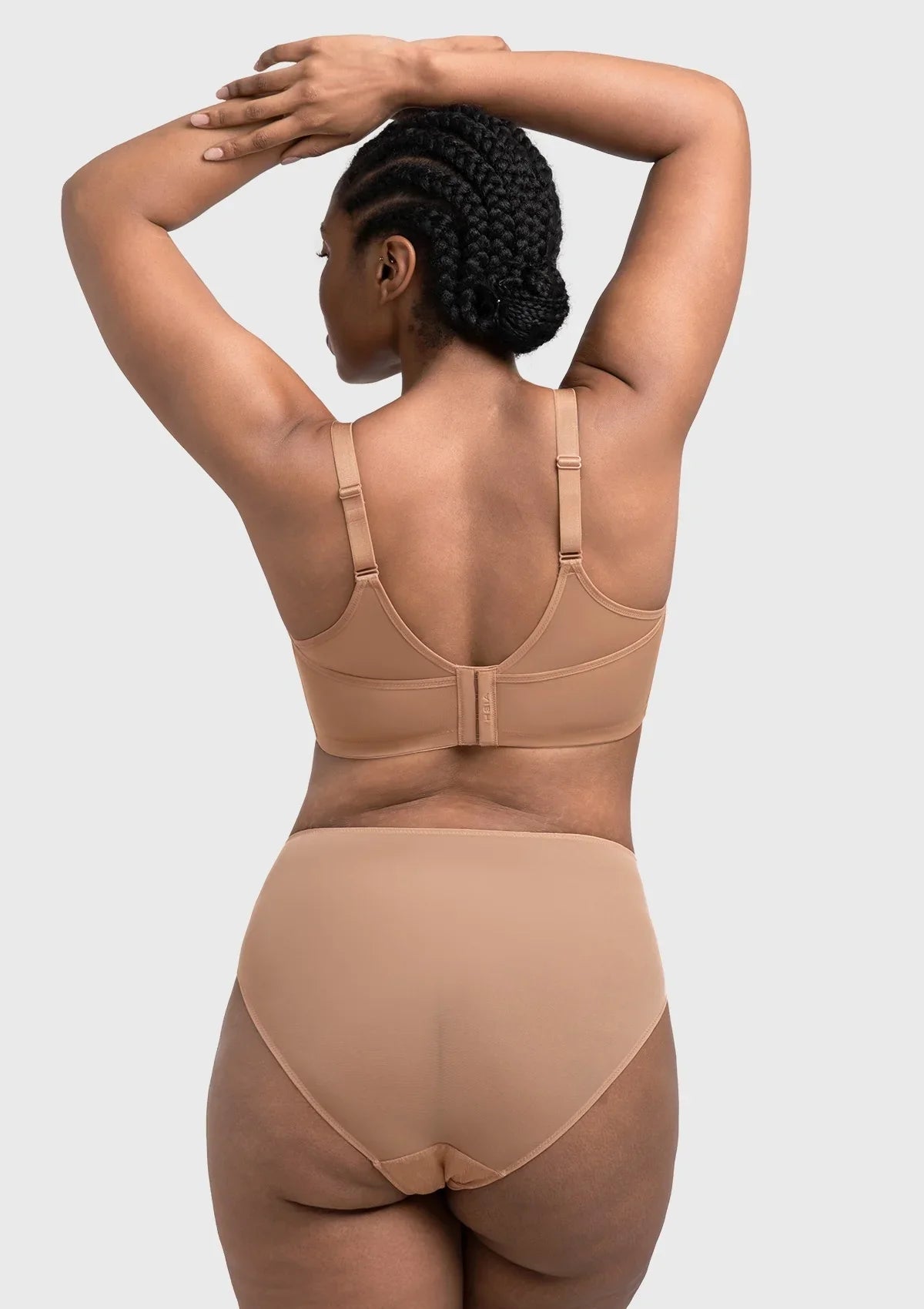 HSIA Willa Wave Plus Size Breathable Mesh Unlined Non-padded Full Coverage Underwire Bra