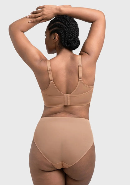 HSIA Willa Wave Plus Size Breathable Mesh Unlined Non-padded Full Coverage Underwire Bra