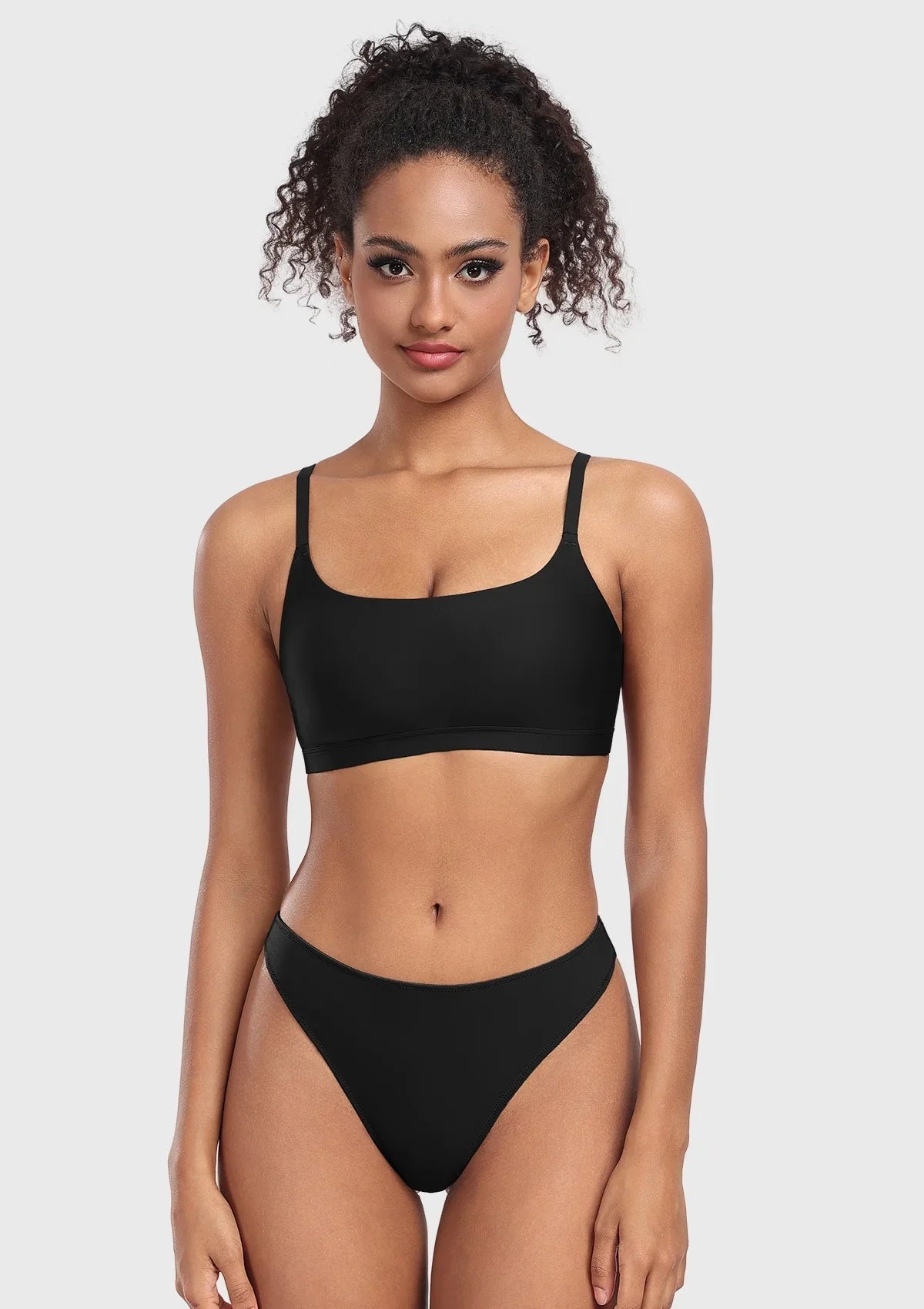 Wireless Seamless Comfort Bralette Cami Unlined Sports Bra Breathable
