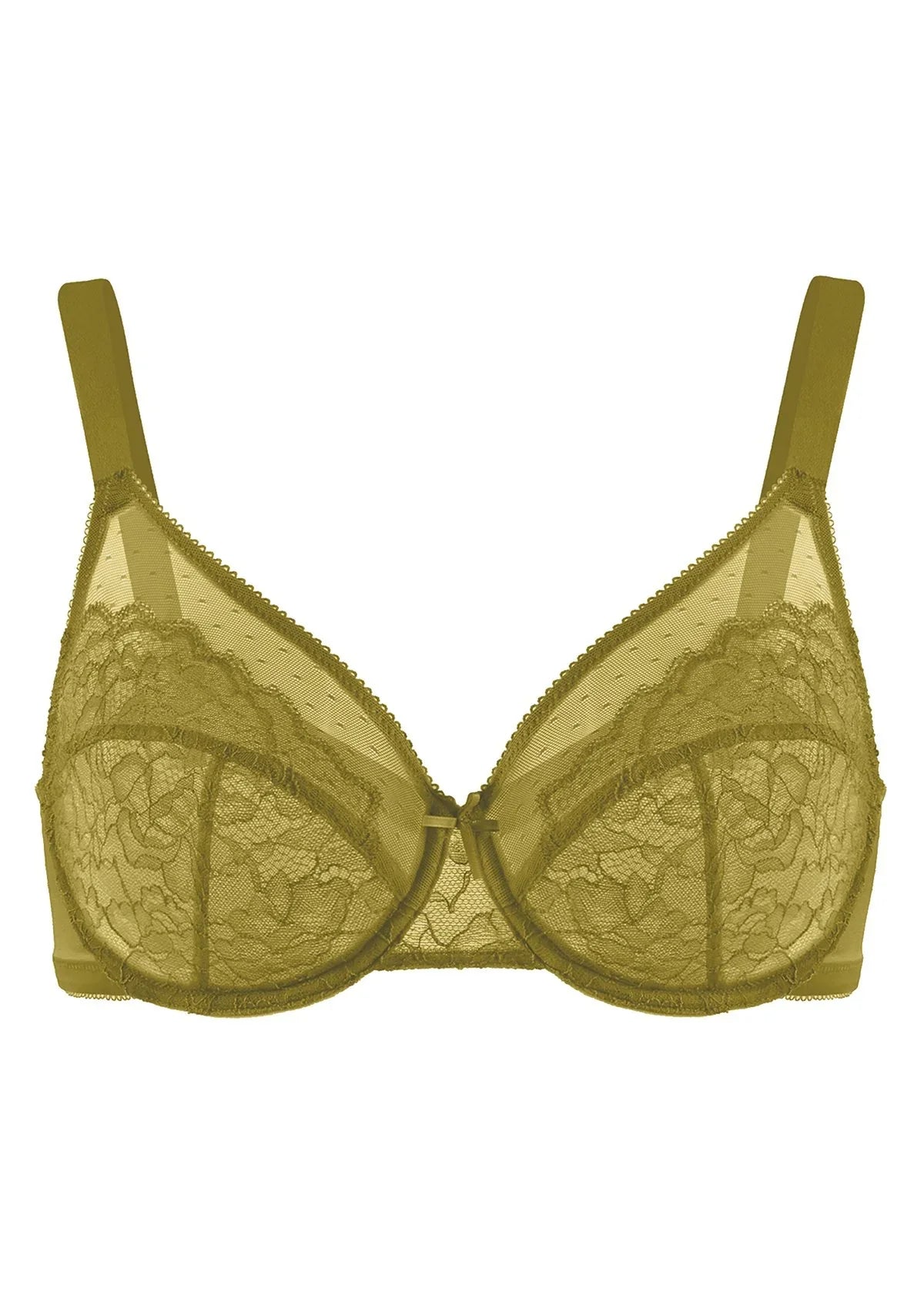 Enchante Lace Unlined Full Coverage Underwire Bra
