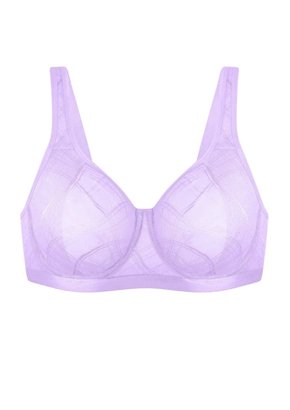 HSIA Skylark Breathable Lightweight Supportive Jacquard Mesh Wide Strap 3/4 Cup Comfort Bra