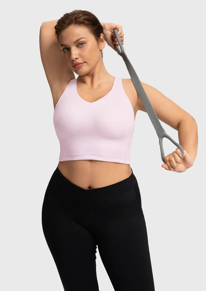 HSIA AirBalance Wirefree Lightly Padded Medium Support Breathable Sports Bra