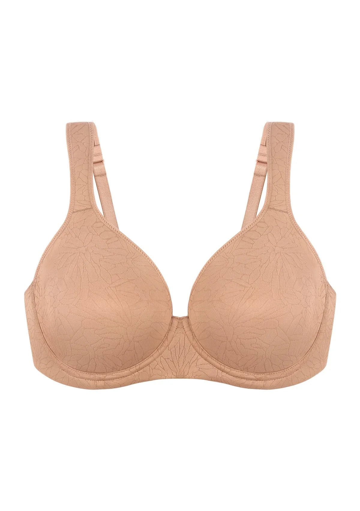 HSIA Joan Comfortzone Soft T-Shirt Full Coverage Unlined Unpadded Underwire Plus Size Minimizer Bra Everyday Bra