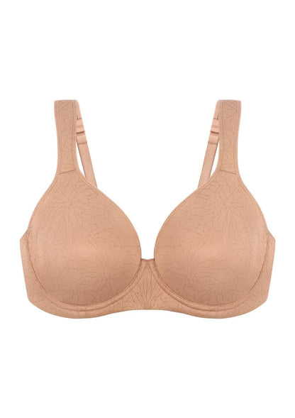 HSIA Joan Comfortzone Soft T-Shirt Full Coverage Unlined Unpadded Underwire Plus Size Minimizer Bra Everyday Bra