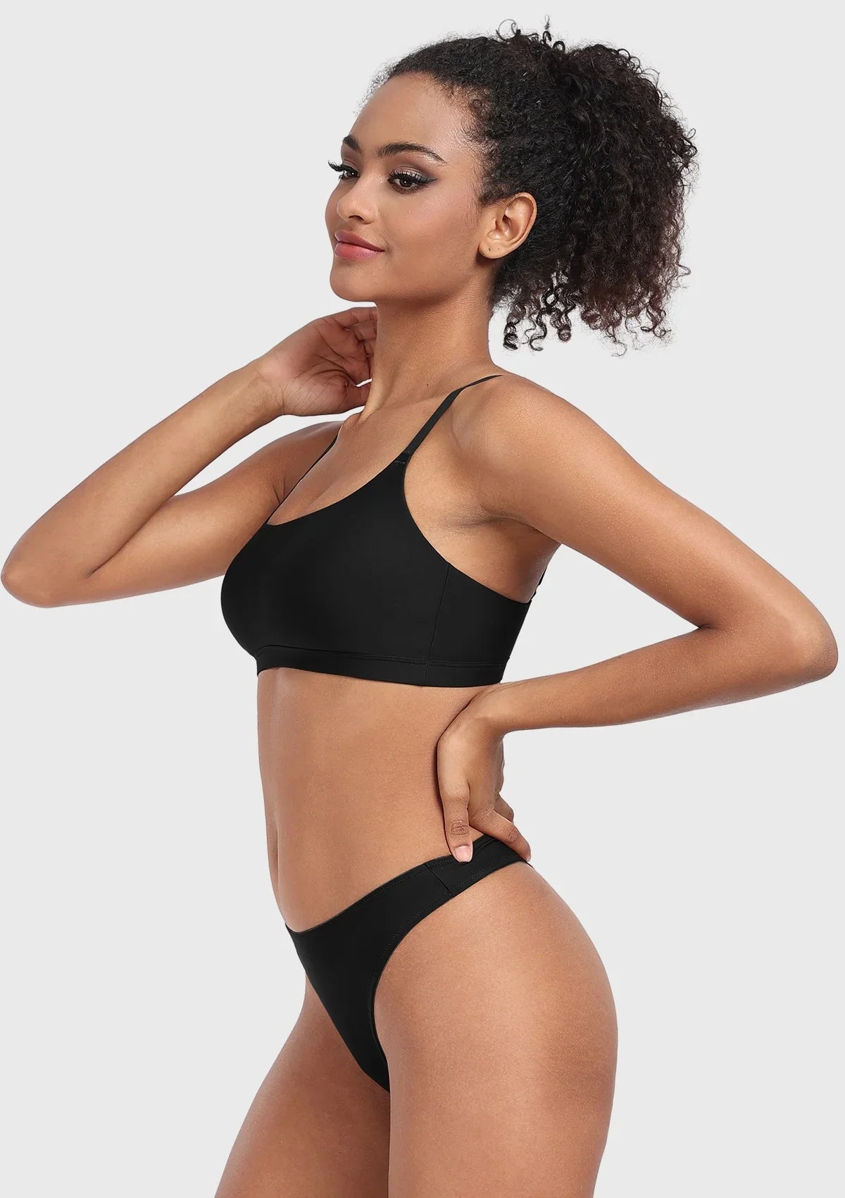 Wireless Seamless Comfort Bralette Cami Unlined Sports Bra Breathable