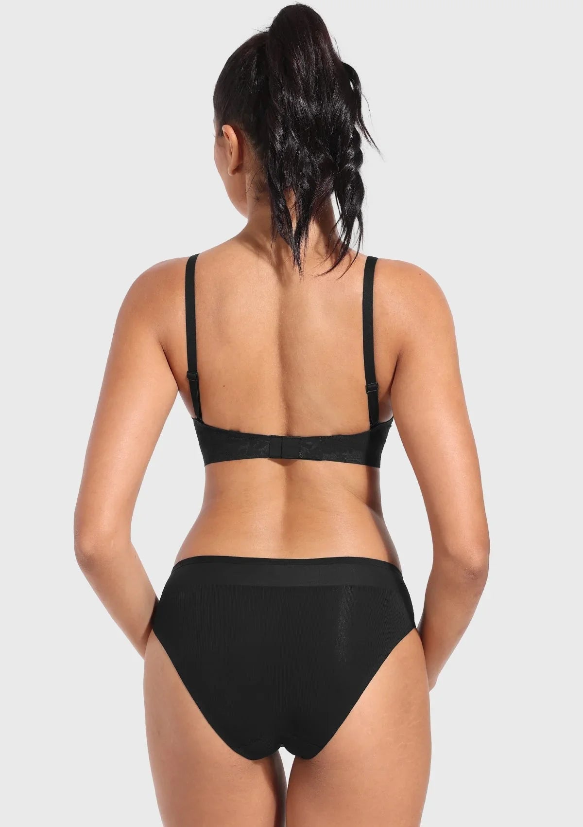 Wireless Seamless Comfort Bralette Full Coverage V-neck for Backless