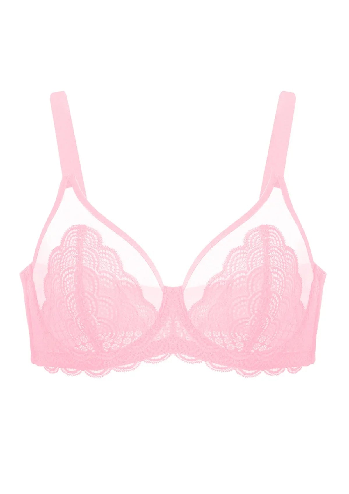 Mermaid Scales Lace Unlined Bra