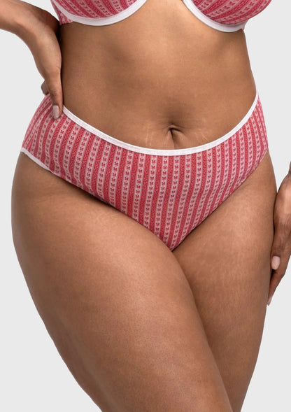 HSIA Christmas Holiday Edit Printed Mesh Panty Breathable Soft Full Coverage Comfort Fit