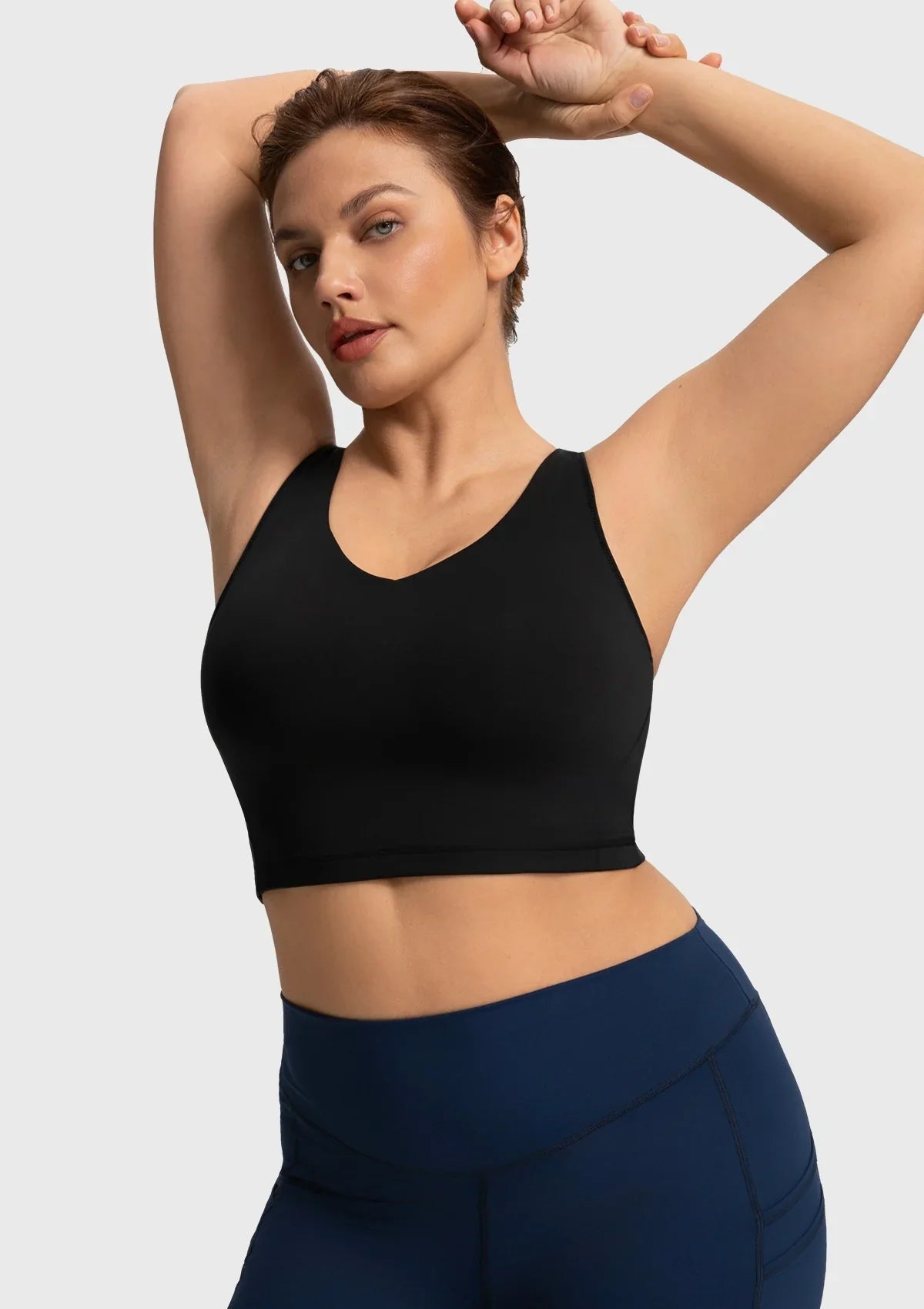 HSIA AirBalance Wirefree Lightly Padded Medium Support Breathable Sports Bra