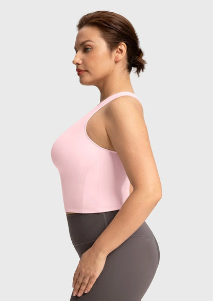 HSIA SoftBreeze Wirefree Lightly Padded MediumSupport Breathable Sports Bra