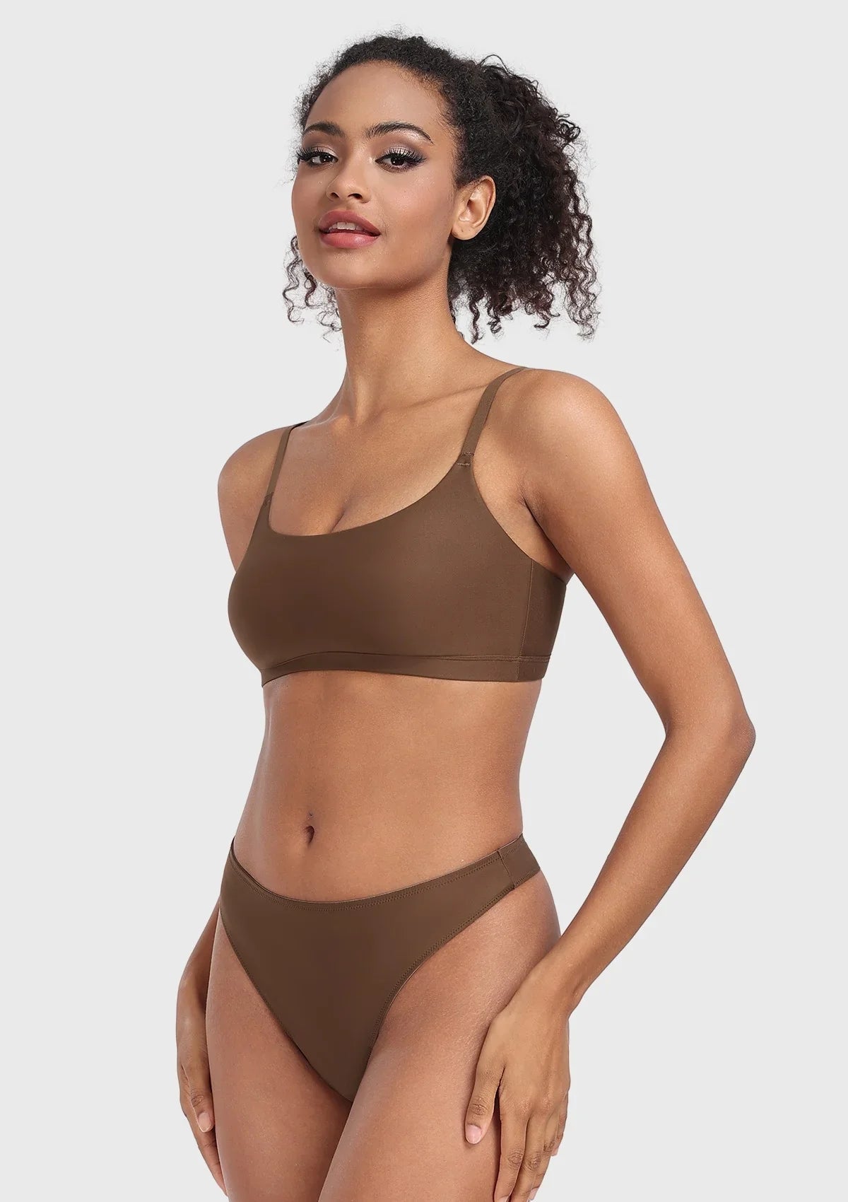 Wireless Seamless Comfort Bralette Cami Unlined Sports Bra Breathable