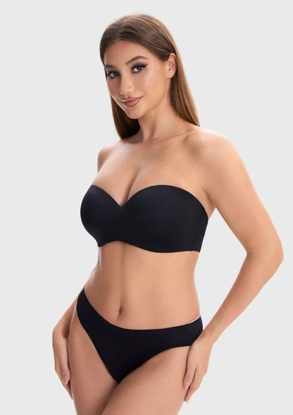 Breya Silicone-Free Seamless Push Up Strapless Bra