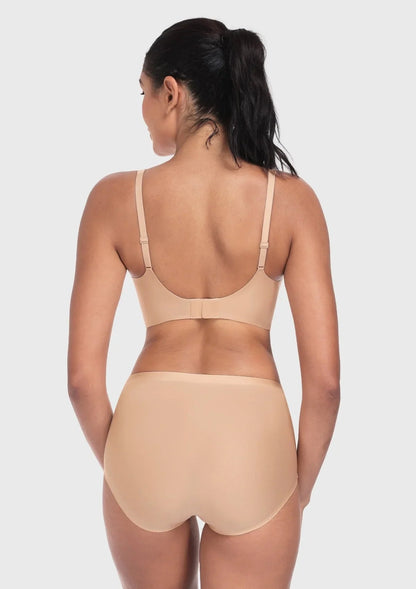 Deep V Seamless Bra Wireless Lift Breathable Perforated Foam Cups