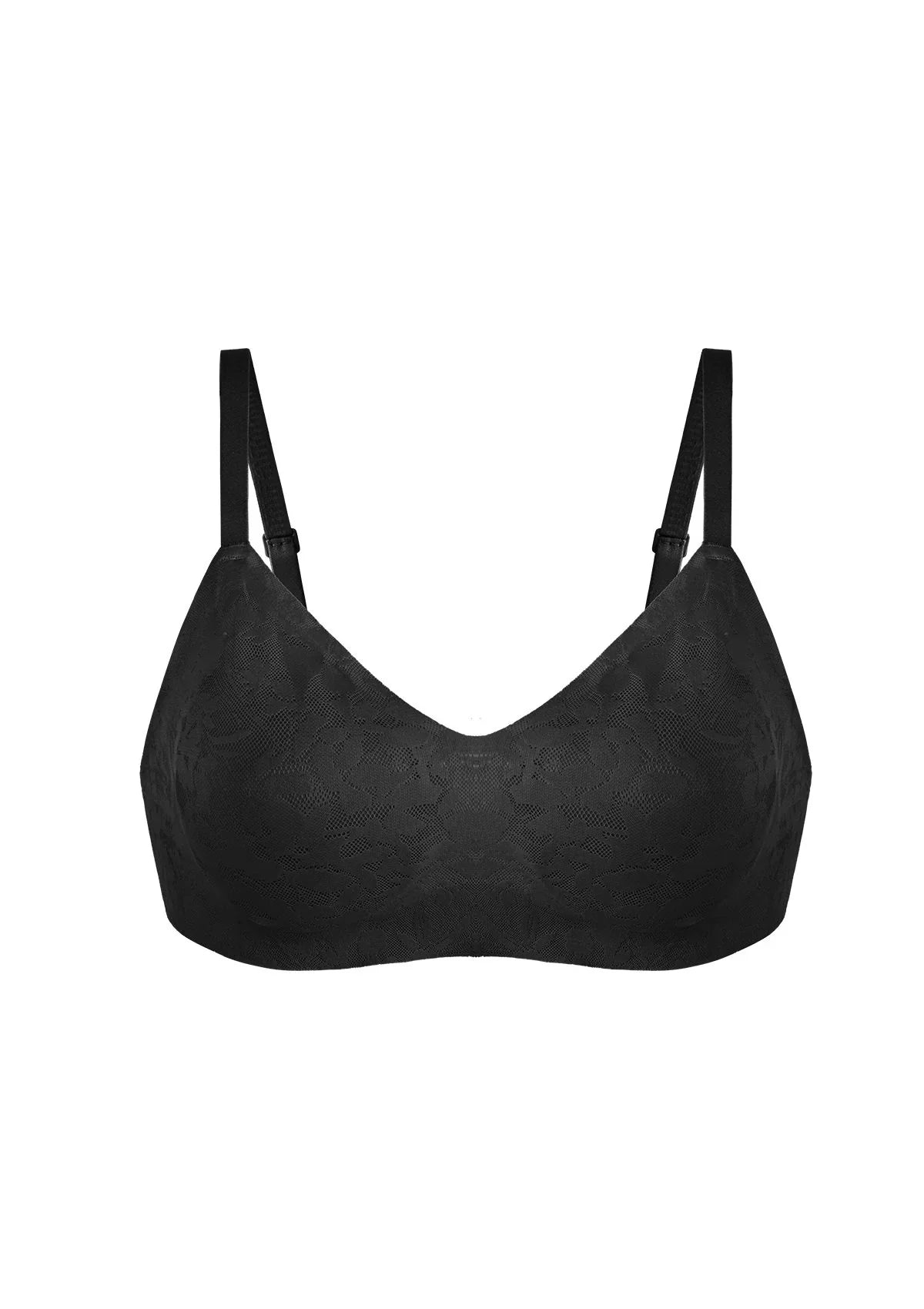 Wireless Seamless Comfort Bralette Full Coverage V-neck for Backless