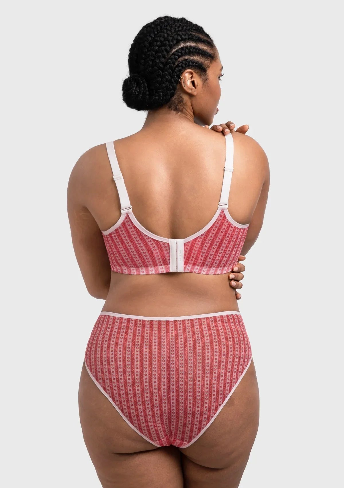 HSIA Christmas Holiday Edit Unlined Plus Size Non-padded Underwire Adjustable Straps Full Coverage Bra