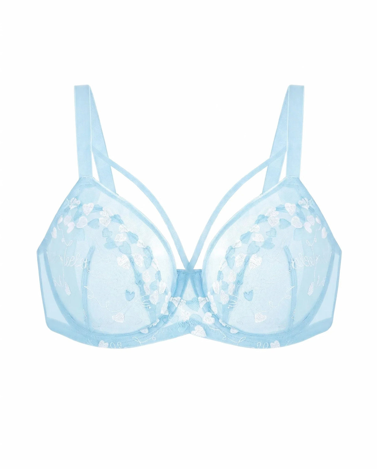 HSIA Renna Holiday Edit Embroidery Pink Lace Underwire Bra