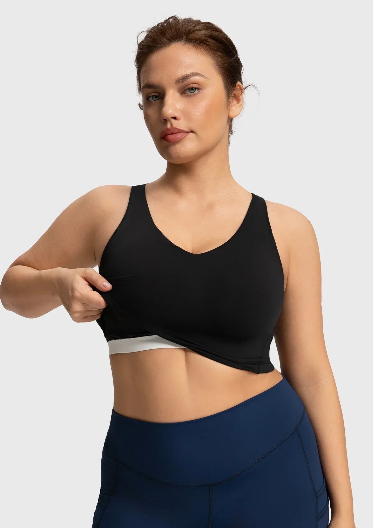 HSIA AirBalance Wirefree Lightly Padded Medium Support Breathable Sports Bra