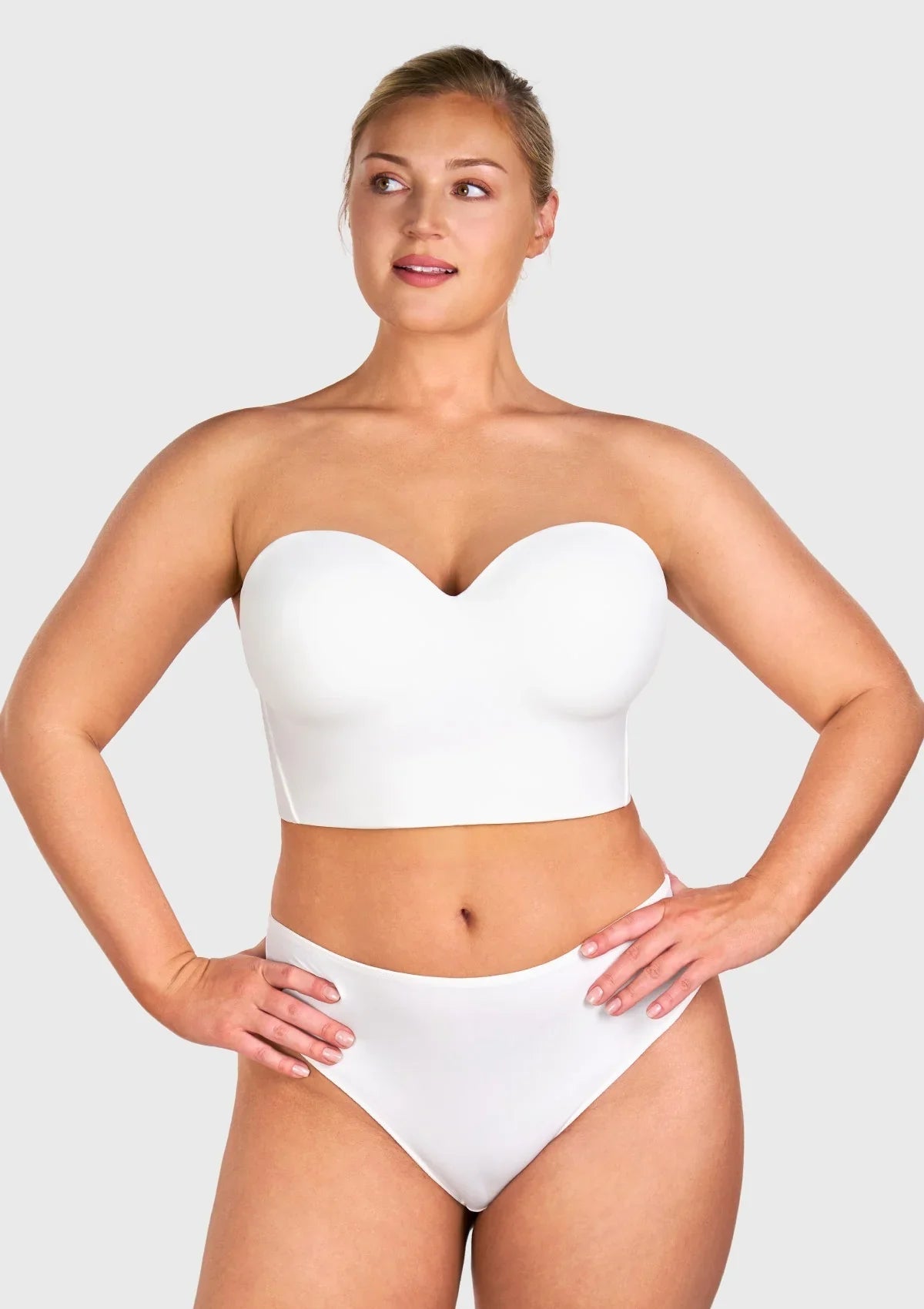 HSIA Longline Strapless Underwire Full Coverage Corset Bra