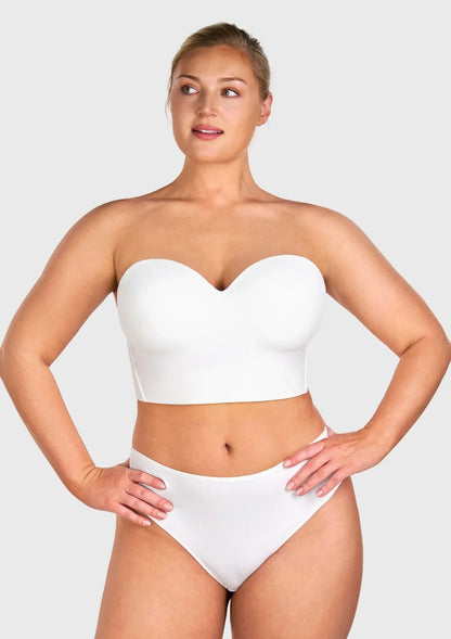 HSIA Longline Strapless Underwire Full Coverage Corset Bra