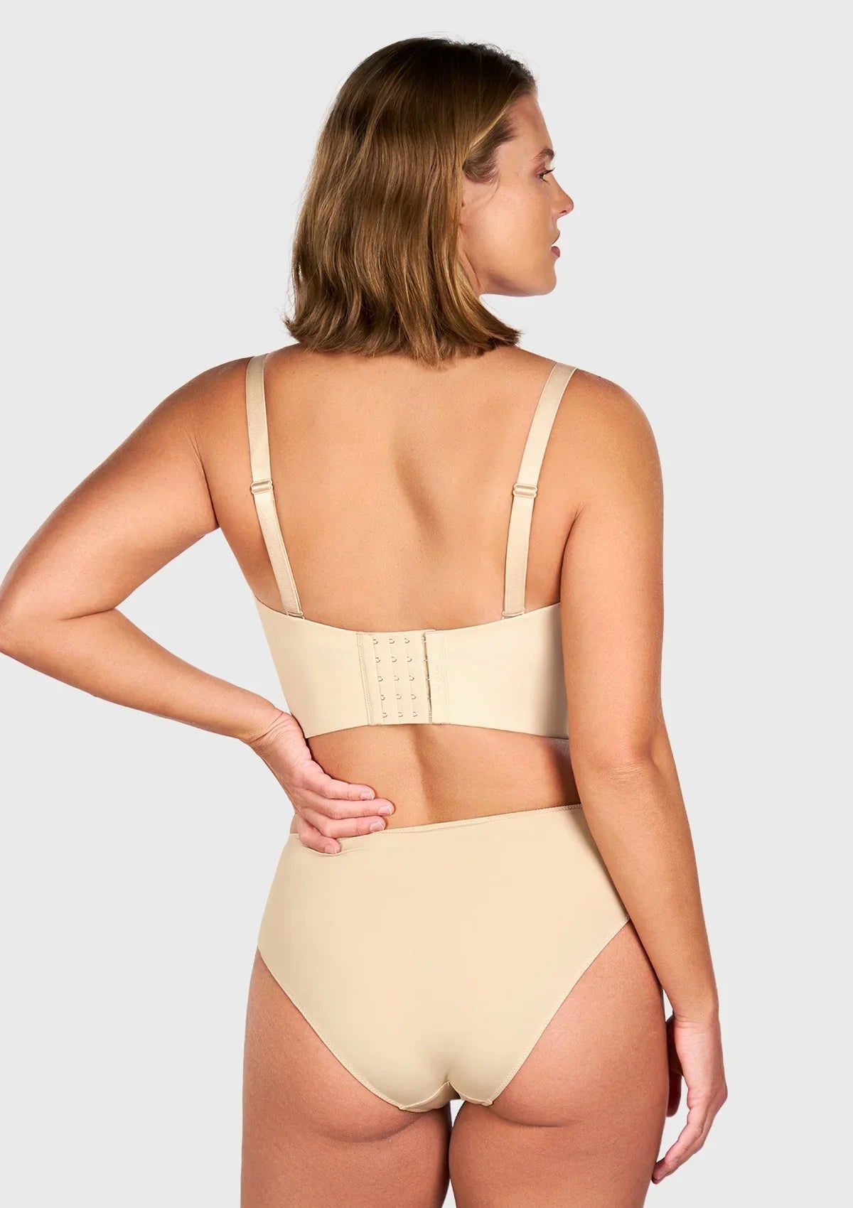 HSIA Longline Strapless Underwire Full Coverage Corset Bra