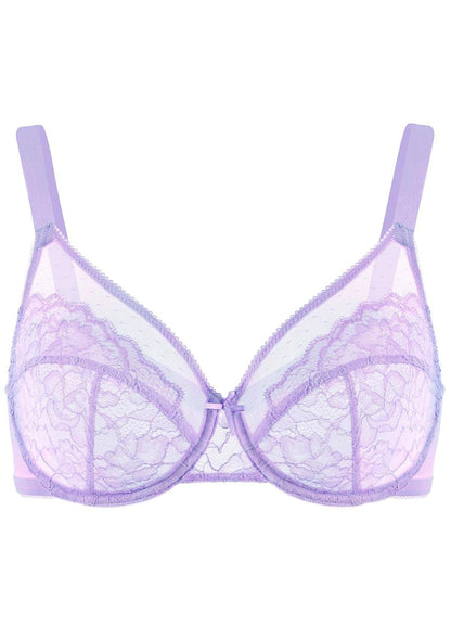 Enchante Lace Unlined Full Coverage Underwire Bra