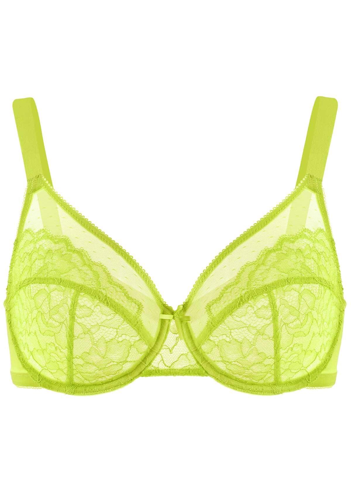 Enchante Unlined Non-padded Lace Underwire Bra