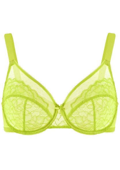 Enchante Lace Unlined Full Coverage Underwire Bra