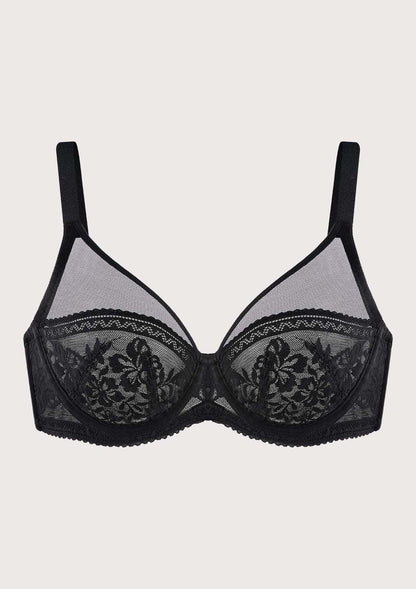 Gladioli Lace Unlined Underwire Bra