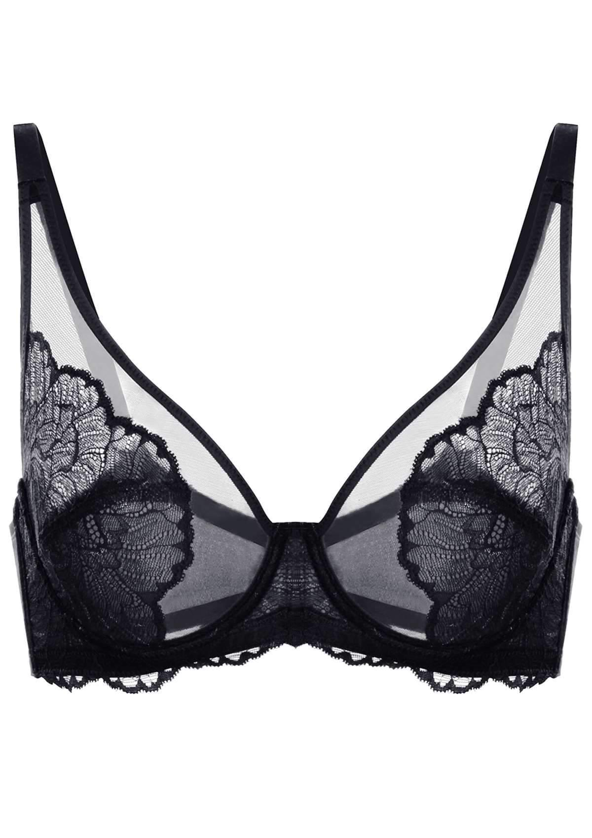 HSIA Blossom Unlined Lace Underwire Bra