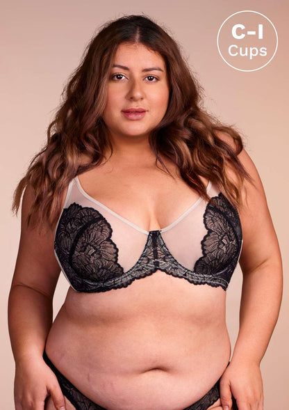 HSIA Blossom Unlined Lace Underwire Bra