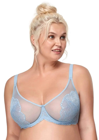 HSIA Blossom Unlined Lace Underwire Bra
