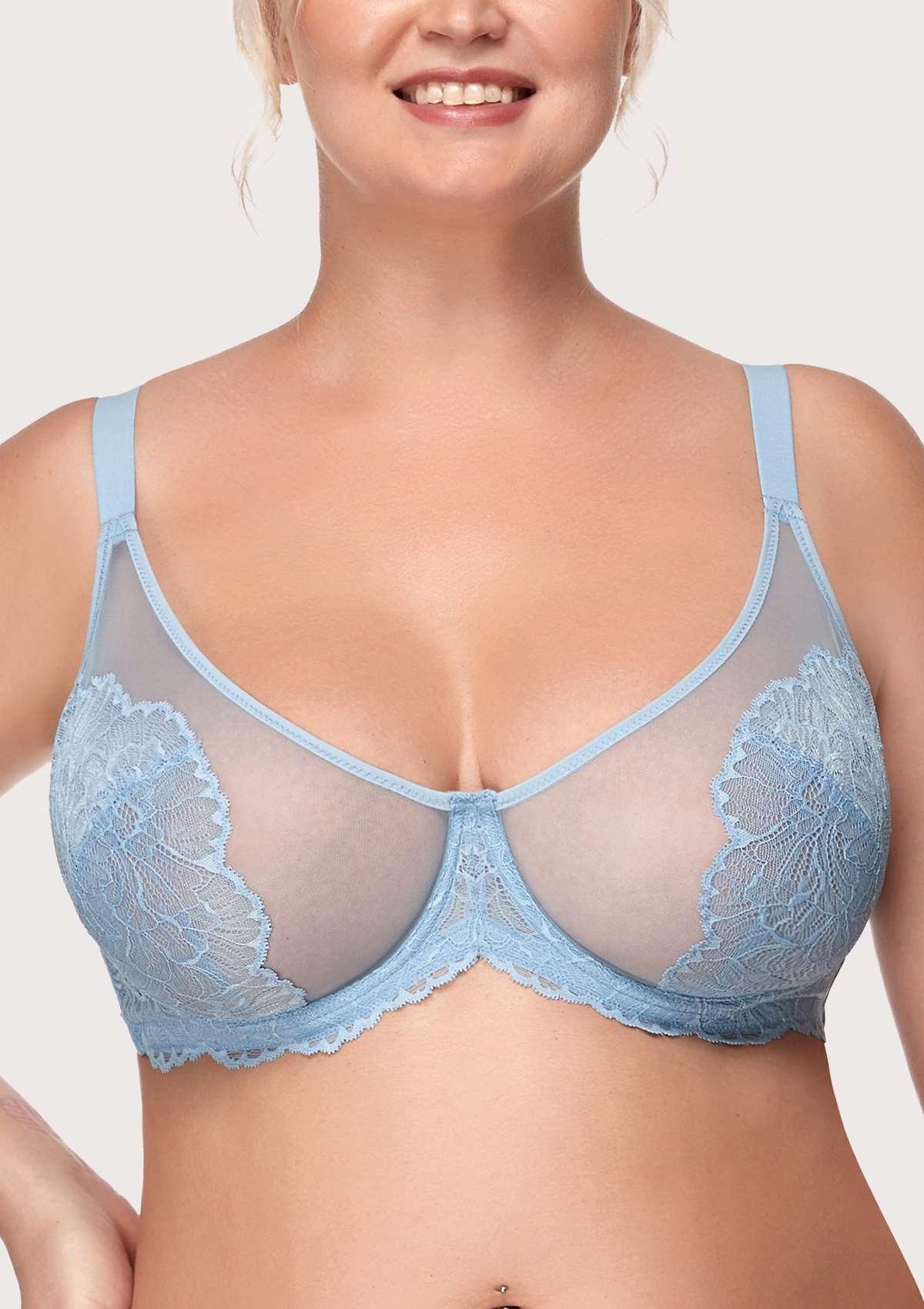 HSIA Blossom Unlined Lace Underwire Bra